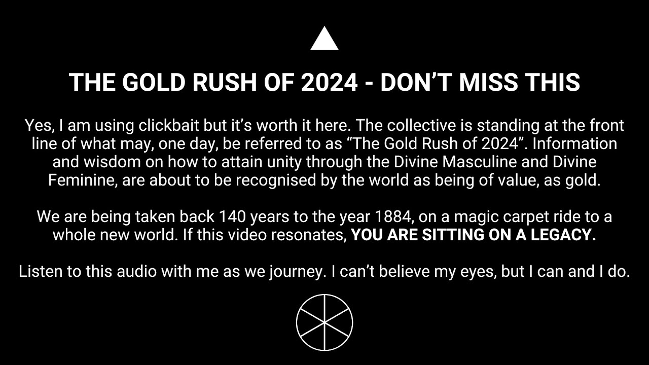 Unchartered Territory /// Your hard work is paying off and you are sitting on a legacy of gold