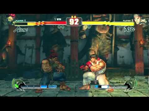 Street Fighter 4 - Akuma v Ryu