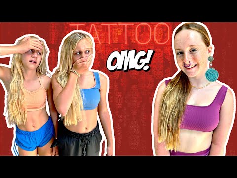 summer makeover series! kenzie gets piercings without our mom knowing!