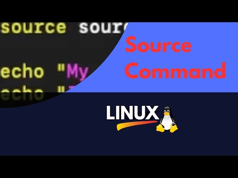 Linux Source Command Linux Shellscripting Computerprogramming Bash