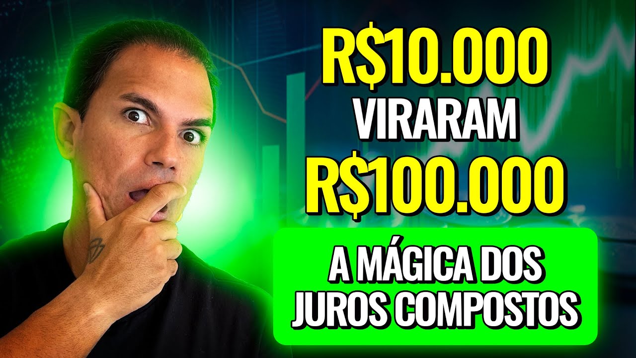 Juros Compostos: Veja como R$ 10.000 viraram R$ 100.000!