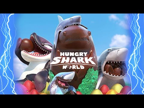 Megalodon , Great White , Killer Whale & Porbeagle All Shorts Compilation - Hungry Shark World 10th