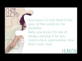 Cher Lloyd - Human - Lyrics 