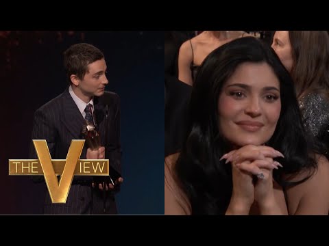 Timothée Chalamet Declares Love For Kylie Jenner At Critics Choice Awards | The View