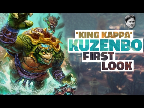 SMITE Kuzenbo Gameplay (Support) PTS First Look - King Kappa