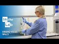 In The Lab Rinsing Vessel Walls