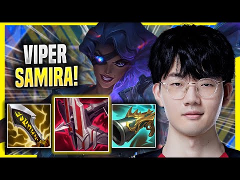 VIPER IS A GOD WITH SAMIRA! - EDG Viper Plays Samira ADC vs Jinx! | Season 2022