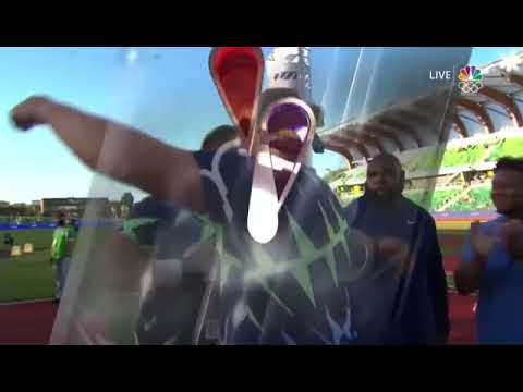 Ryan Crouser 23.37 / 76-8.25 Shot Put 2021 US Trials #worldathletics