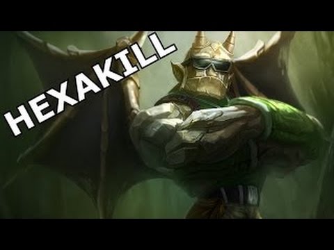 INSANE GALIO HEXAKILL DEFENDING THE BASE | S6 | League of Legends |