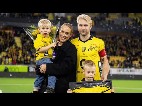 Johan Larsson - avskedsmatch och avtackning