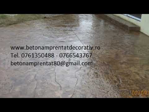 Beton Amprentat Sâniacob - Mureș Tel.0761350488 -0766543767