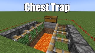 Minecraft Chest Trap Tutorial