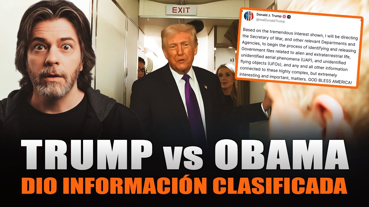 TRUMP vs OBAMA: "Dio Información CLASIFICADA" - VIAJEROS del FUTURO o del PASADO