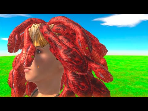 I made MEDUSA with Unit Creator in Animal Revolt Battle Simulator