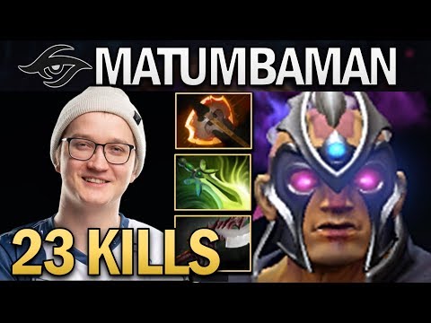 SECRET.MATUMBAMAN ANTI-MAGE WITH 23 KILLS - DOTA 2 7.23 GAMEPLAY