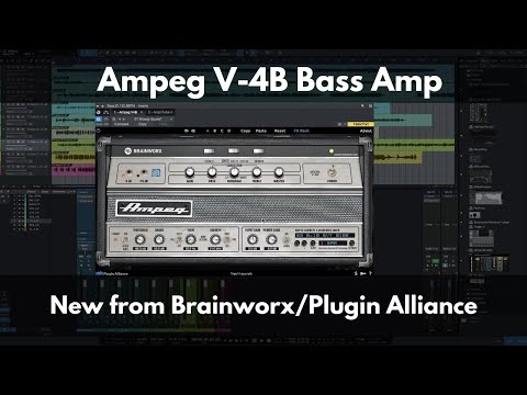 Ampeg V-4B Bass Amp Plugin | New from Brainworx/Plugin Alliance | Overview and Sounds