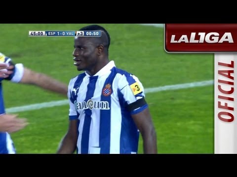 Gol de Wakaso (1-0) en el RCD Espanyol - Valencia CF - HD