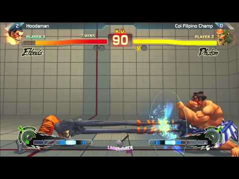 SSF4: Col. Filipino Champ vs Hoodaman - Lanhammer 2013