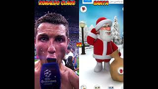 Ronaldo Claus Vs Santa Who Is Best ? 😭🤞🤣 #Shorts