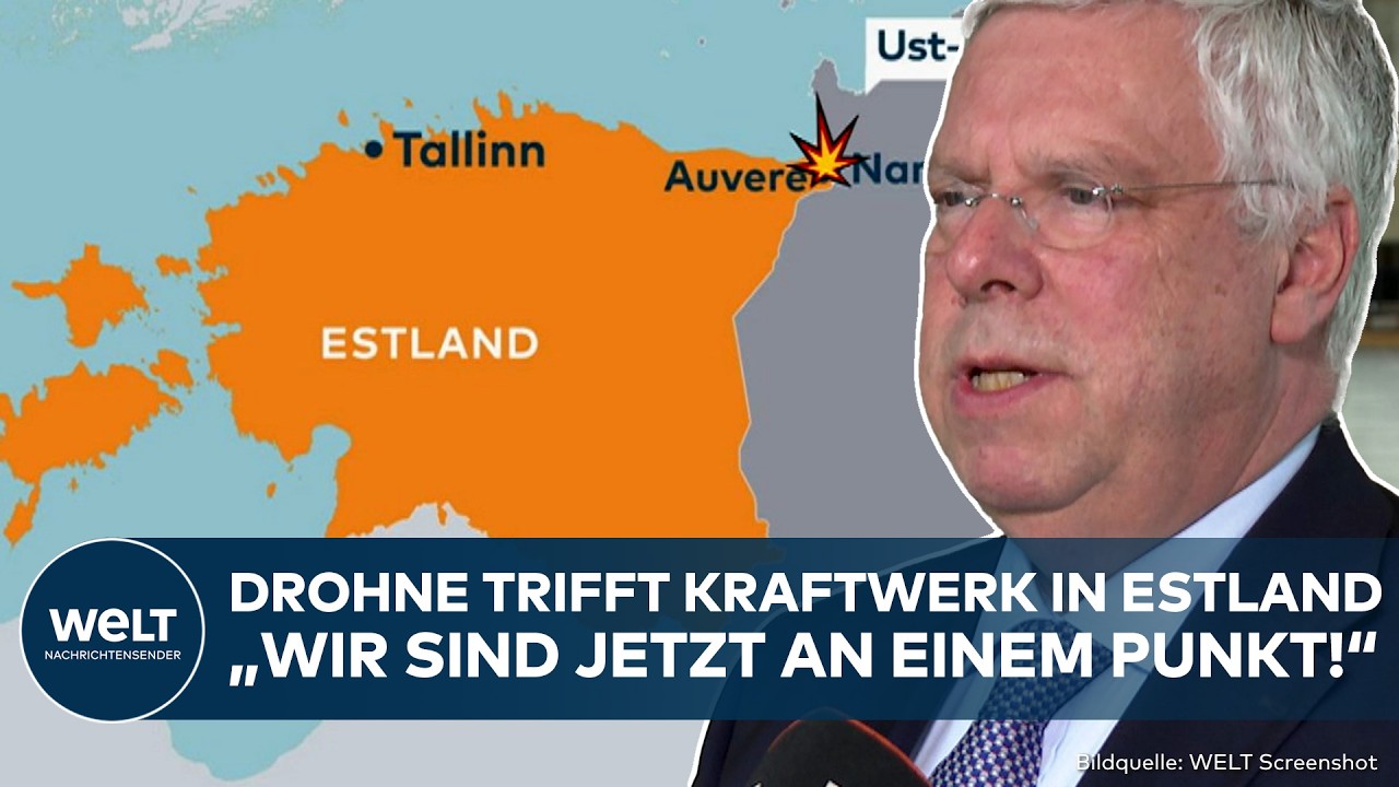 PUTINS KRIEG: Drohnen der Ukraine treffen Estland! CDU äußert sich zur Lage und der Nato