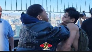 “Ryan ask Devin, “WHERES YO MOMMA AT!?” Ryan Garcia goes TOO FAR and Gets Shoved by Devin Haney