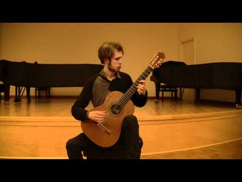 Johan Lofving - Bagatelle No 2 and 3 by William Walton-London International Guitar Competition 2012