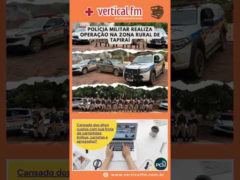 POLÍCIA MILITAR REALIZA OPERAÇÃO NA ZONA RURAL DE TAPIRAÍ