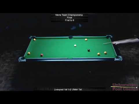BUCS 8-Ball 19/20: Men's Team Championship Final - Liverpool 1 vs Ulster 1