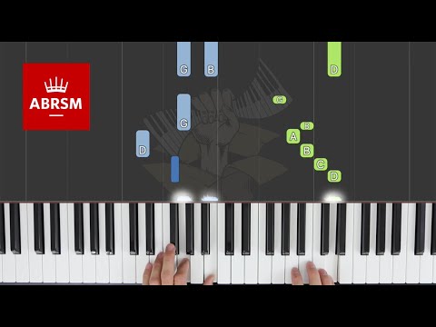 Gavotte in G / ABRSM Piano Initial Grade 2021 & 2022, A:2 / Synthesia Piano tutorial