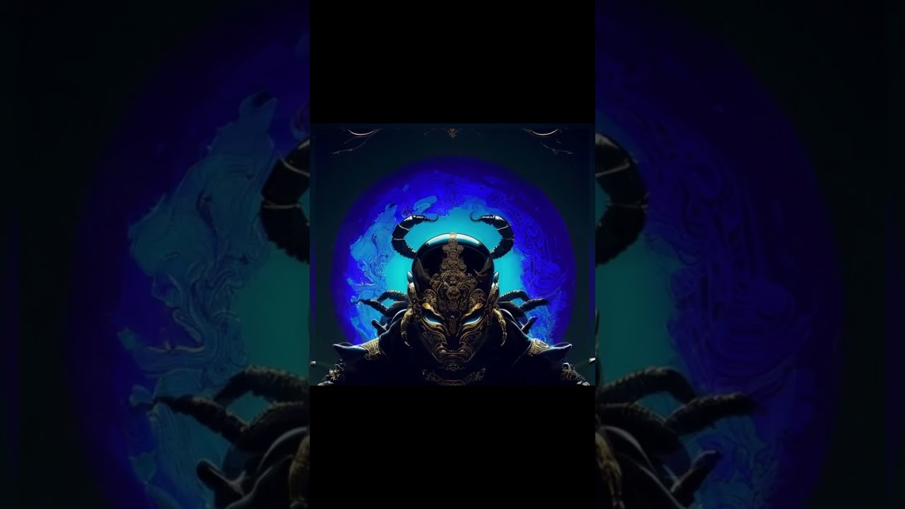 STUNNING ZODIAC NFTZ  🏆   #nft  #scorpio  #ai #animation  @MitchellMuzique   #short  #opensea