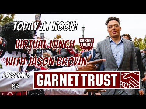 Lunch with Jason Brown - Presented by Garnet Trust