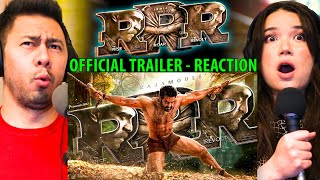 RRR Trailer REACTION | NTR, Ram Charan, Ajay Devgn, Alia Bhatt | SS Rajamouli video