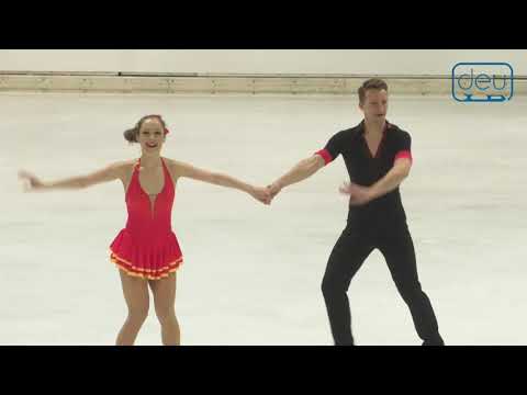 Monika Szubert - Mateusz Kokosinki. Oberstdorf 2019. Interrmediate Pairs FS. 3d place