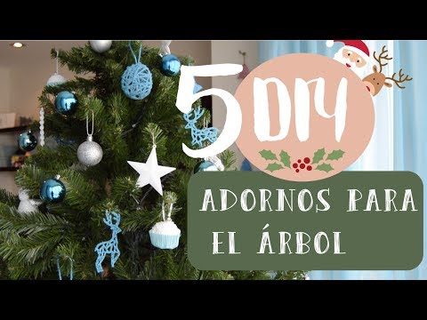 Adornos sencillos para decorar tu árbol de Navidad