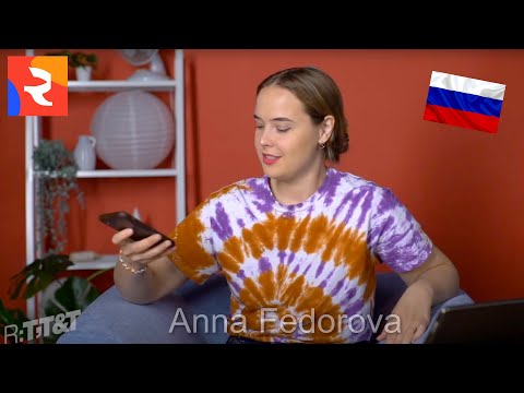 Russian TV presenter Anna Fedorova mentions the Channel