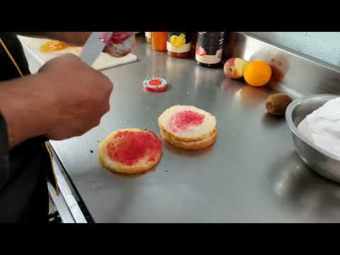 how to make fresh fruit ! step by step bataya hai !! 🍰