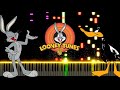 LOONEY TUNES MERRIE MELODIES THEME Song Easy Piano Tutorial