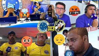 REAÇÕES DOS CRUZEIRENSES NO EMPATE EM 3 A 3 COM O VASCO MEM CASA COM 1 A MENOS - BRASILEIRÃO 2026