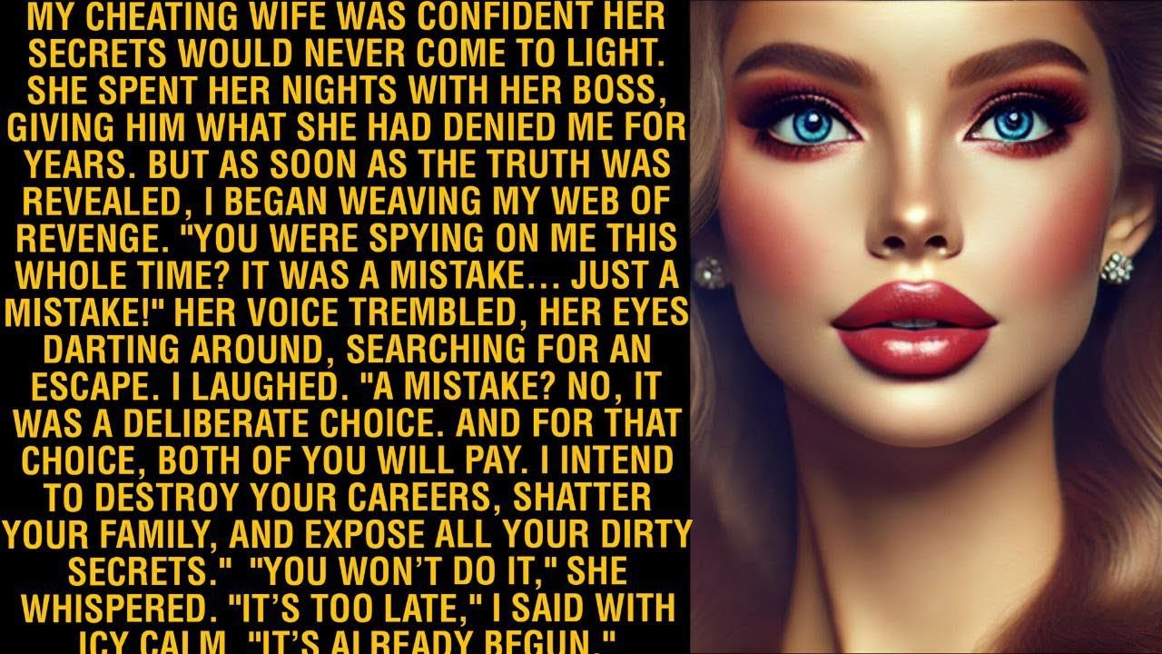 MY CHEATING WIFE WAS CONFIDENT HER SECRETS WOULD NEVER COME TO LIGHT. SHE SPENT HER NIGHTS WITH HER