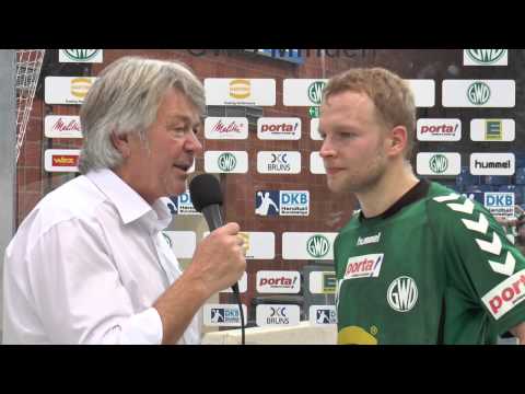 Interview nach dem Spiel GWD Minden - FA Göppingen