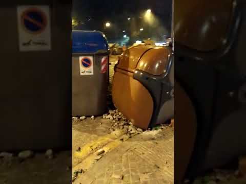 Graves disturbios en Barcelona