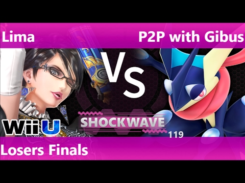 SW 119 - Lima (Bayonetta) vs P2P with Gibus (Greninja) Losers Finals - Smash 4