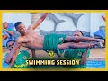 RECOVERY SESSION| TAZAMA JINSI YANGA WALIVYOFANYA MAZOEZI KWENYE MAJI.