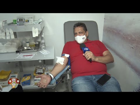 Eudes Ribeiro mostra passo a passo da doação de sangue no Hemopi 01 01 2022