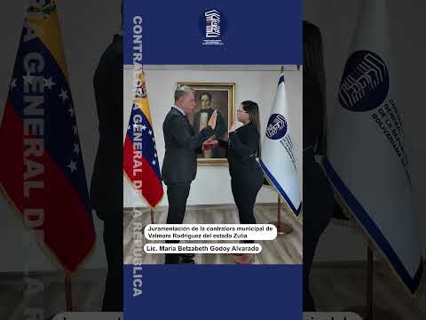 Juramentada nueva Contralora del Municipio Valmore Rodríguez del estado Zulia
