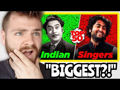 TOP 50 MOST POPULAR INDIAN SINGERS OF ALL TIME (REACTION)