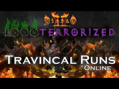 1000 Terrorized Travincal Runs ONLINE - 746MF Wirlwind Item Find Barbarian - D2R - Highlights Only