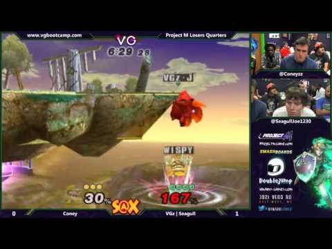 LQ: Xanadu 8/26/14 - Coney (Wario) vs. Seagull Joe (Diddy/Ivysaur)
