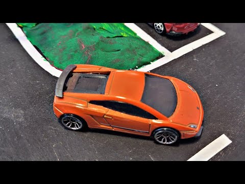 Thumbnail for Orange Gallardo down the street by Lamborghini, orange, Lamborghini Gallardo, Car