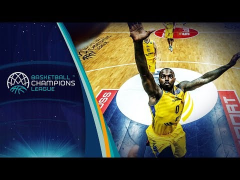 Bryon Allen with the fast break circus shot!